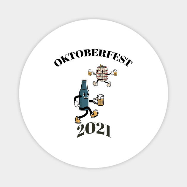 Oktoberfest 2021 German Beer Bier Festival Magnet by FelippaFelder